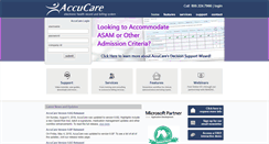 Desktop Screenshot of myaccucare.com